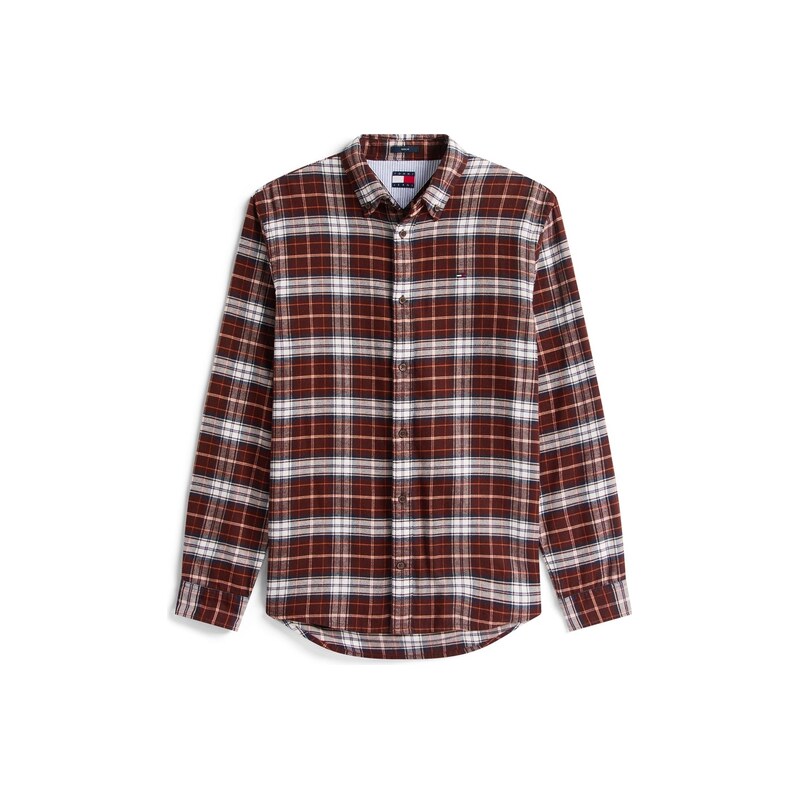 Košile Tommy Jeans Rich Brown 7526187