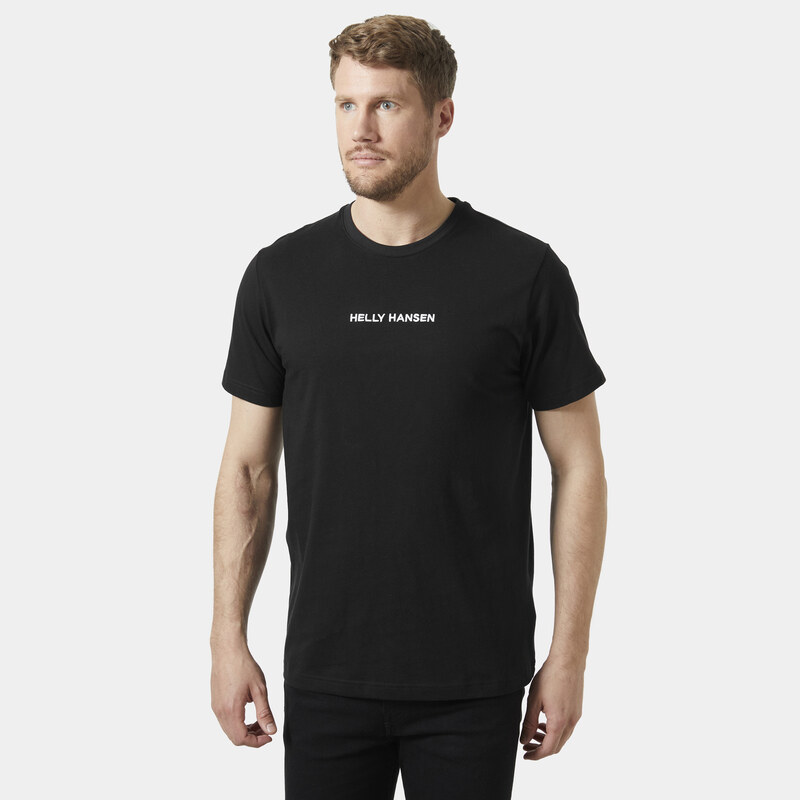 Pánské Tričko s krátkým rukávem HELLY HANSEN CORE T-SHIRT 2.0 54598_990 – Černá