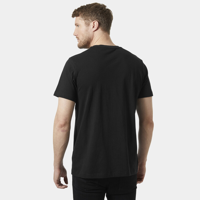 Pánské Tričko s krátkým rukávem HELLY HANSEN CORE T-SHIRT 2.0 54598_990 – Černá