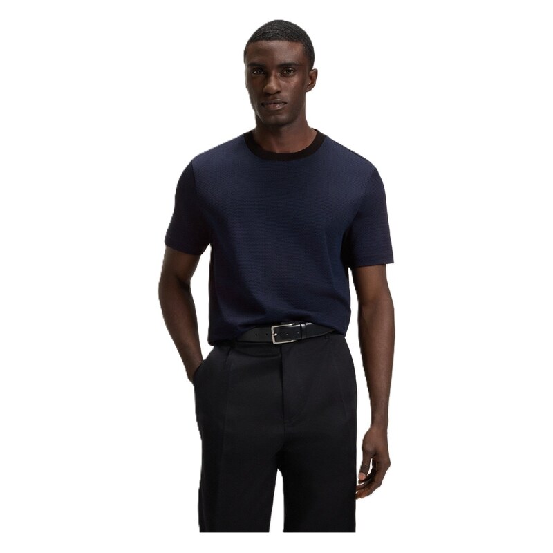 Tričko Boss Dark Blue 4019858