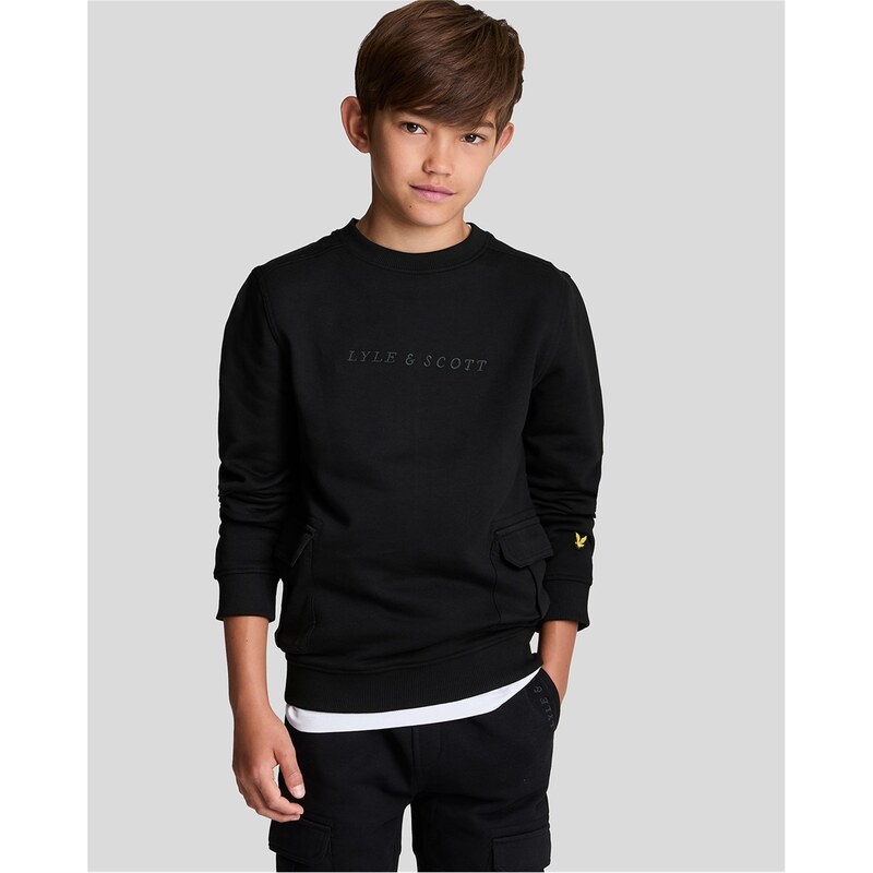 Dětská mikina Lyle and Scott Black Z865 340863