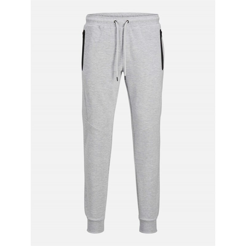 Tepláky Jack and Jones Lt Grey Melange 2255645
