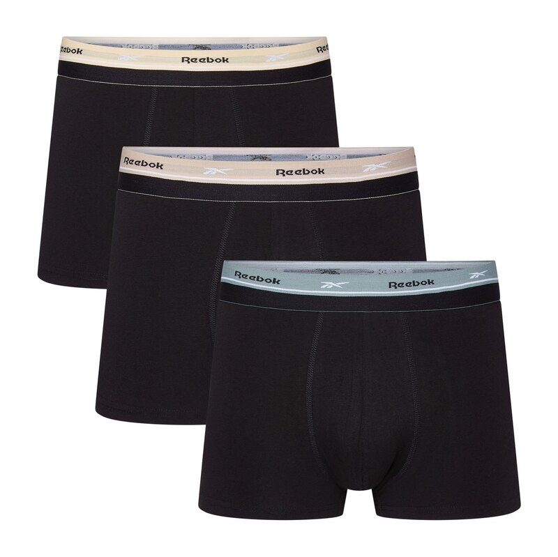 Boxerky Reebok 3pk Black 7048551
