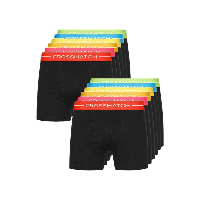 Boxerky Crosshatch Black 597739