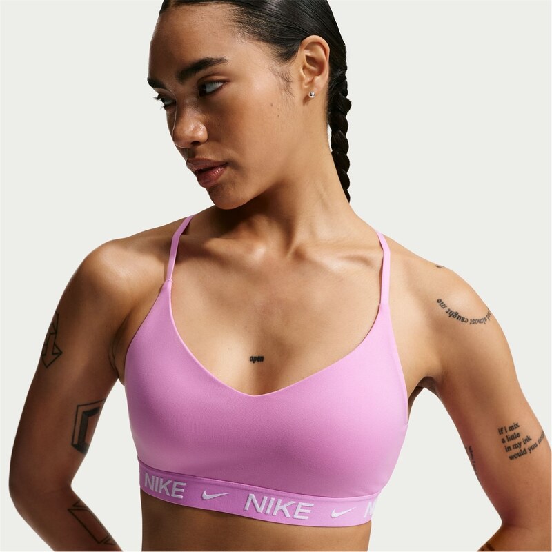 Sportovní podprsenka Nike Light Magenta 6084340