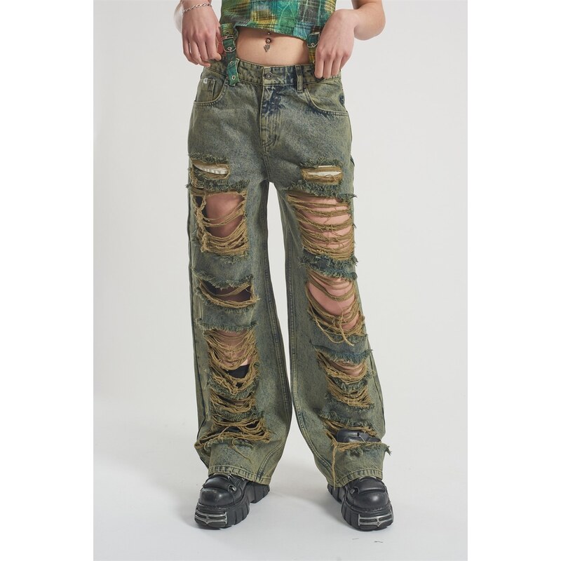 Džíny Kickers Dirty Wash 9472558 115270592