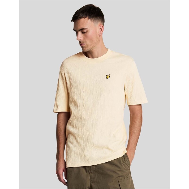 Tričko Lyle and Scott Beige 911391