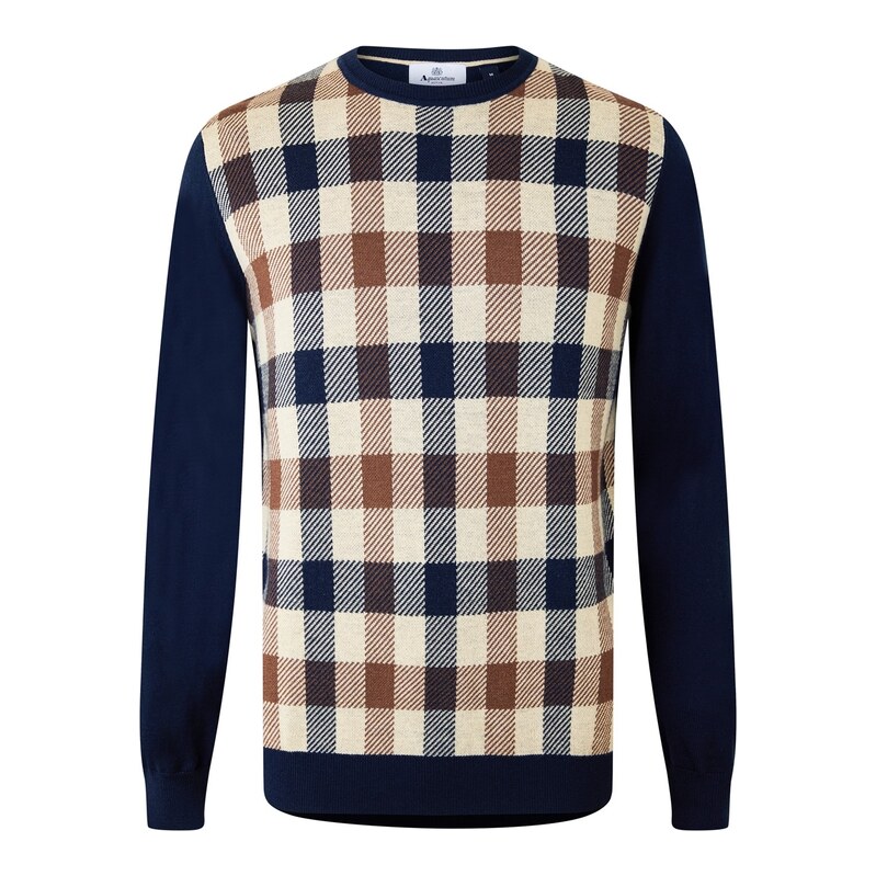 Svetr AQUASCUTUM Navy 7913906