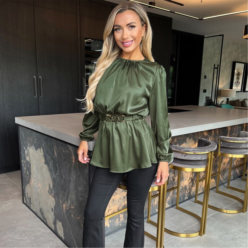 Tričko AX Paris Olive 400297 115271598