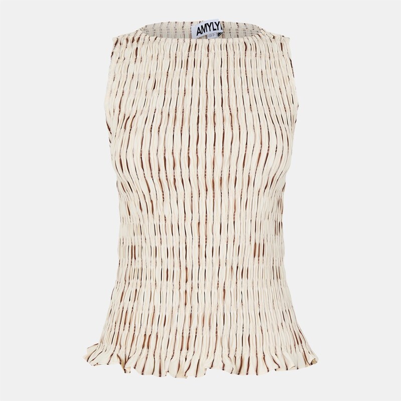 Tričko AmyLynn Beige Stripe 261570 115271900