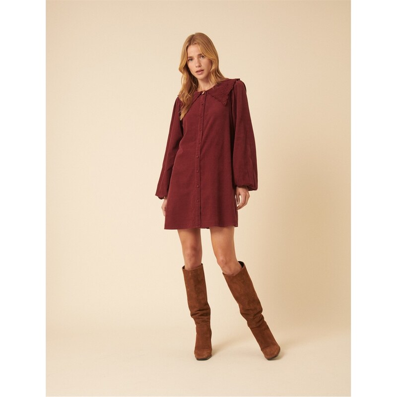 Šaty Nobodys Child Burgundy 6933475 115271915