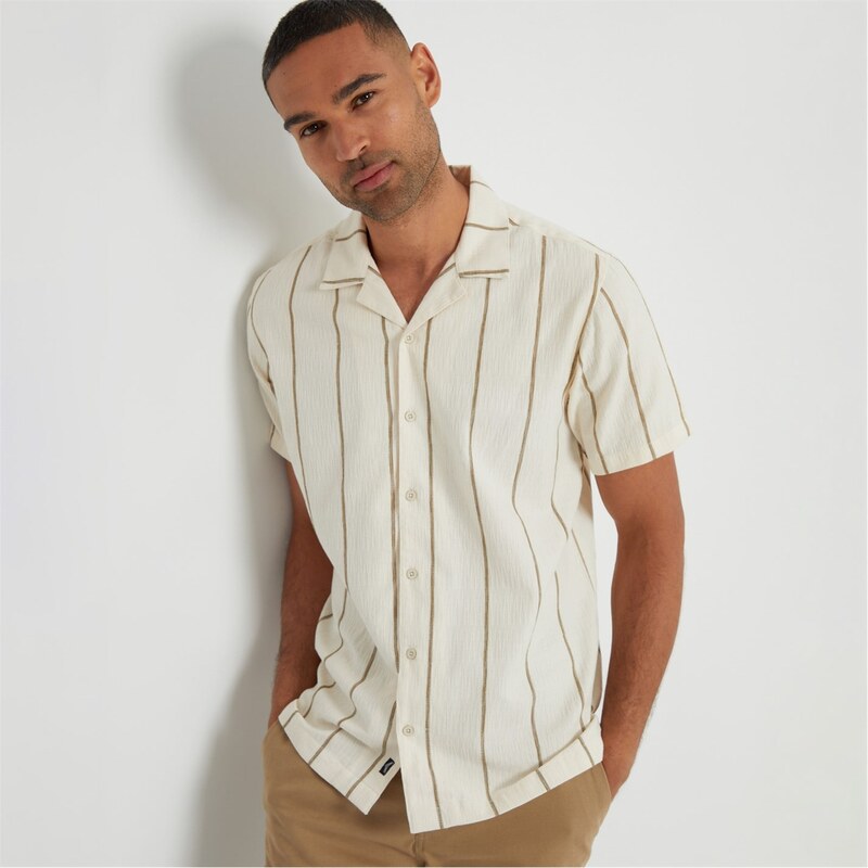 Košile Threadbare Natural 5299215