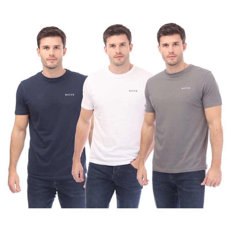 Tričko Nicce White Navy 7749683