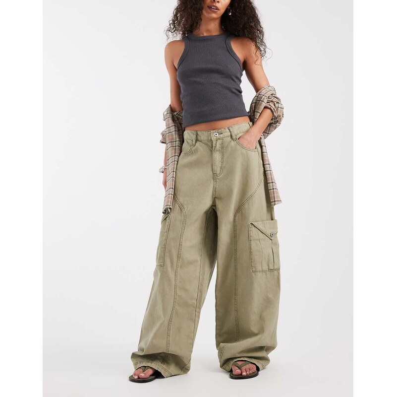 Bronze Snake Annie cargo pant in khaki-Green 115407018