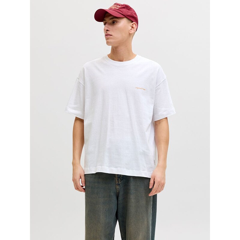 Tričko Jack & Jones Weiß 106283
