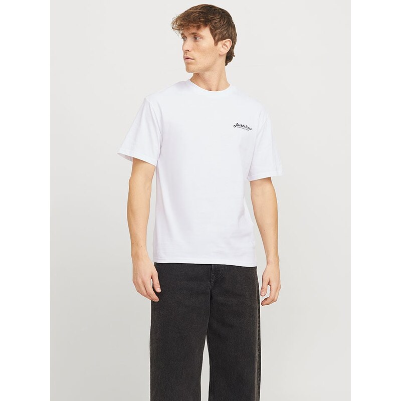 Tričko Jack & Jones Weiß 3397303