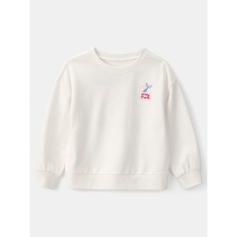 Dětská mikina carters Weiß 8084580