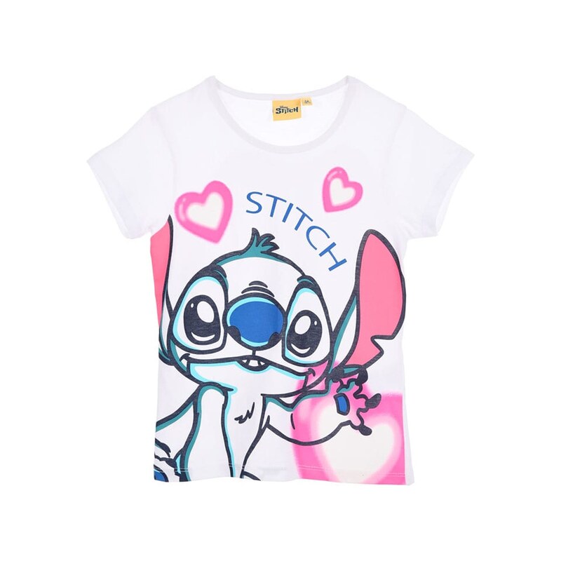 Tričko Lilo & Stitch Weiß 8431979