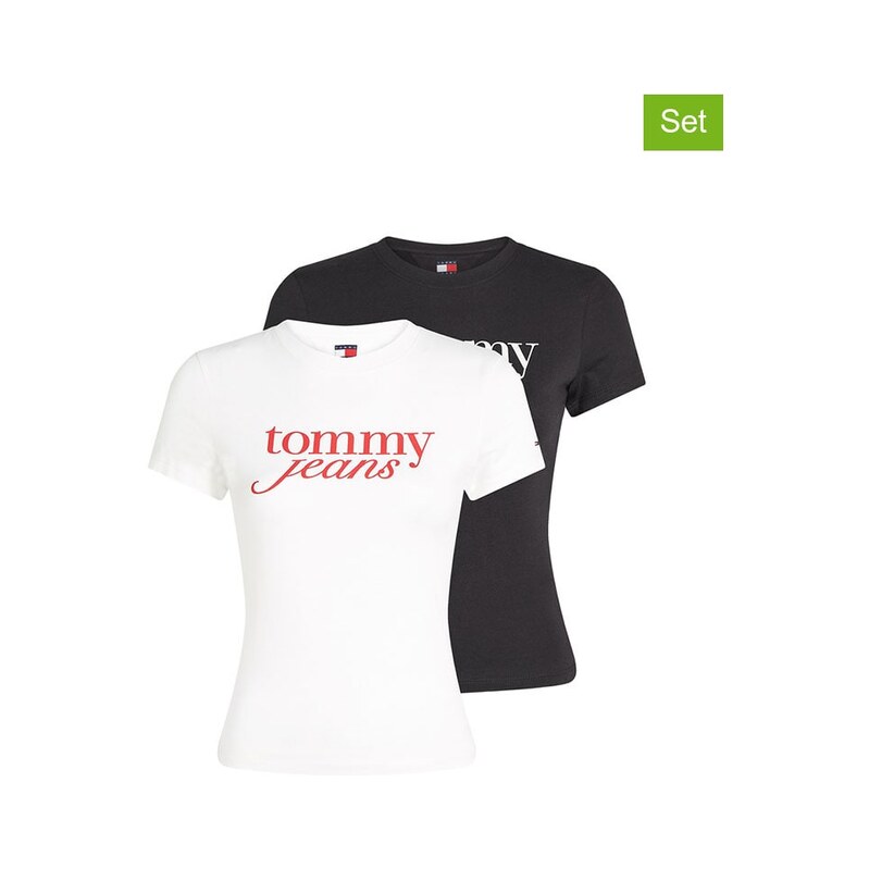 Tričko Tommy Hilfiger Schwarz/ Creme 111318