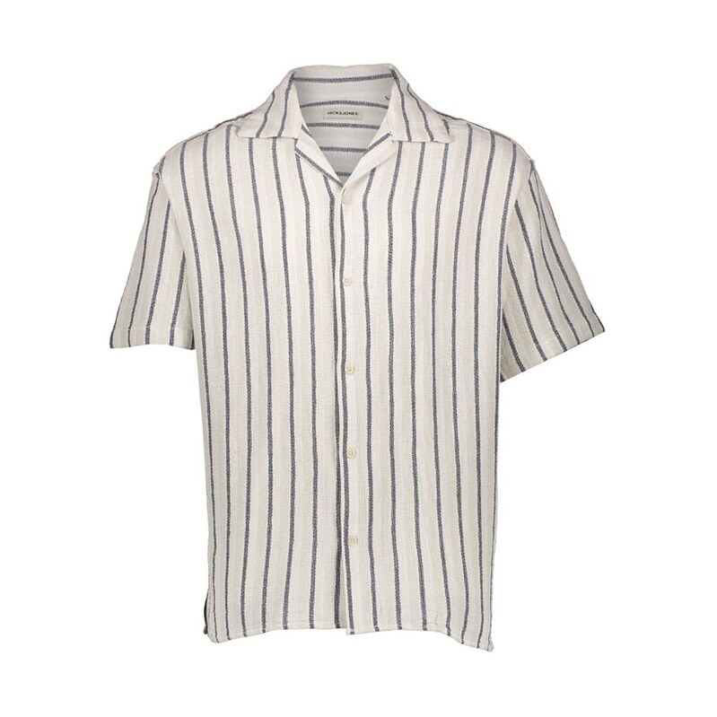 Košile Jack & Jones Weiß/ Dunkelblau 7546308