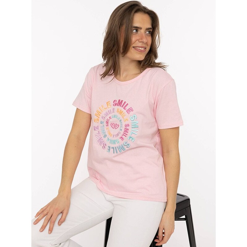 Tričko Zwillingsherz Rosa 5432351