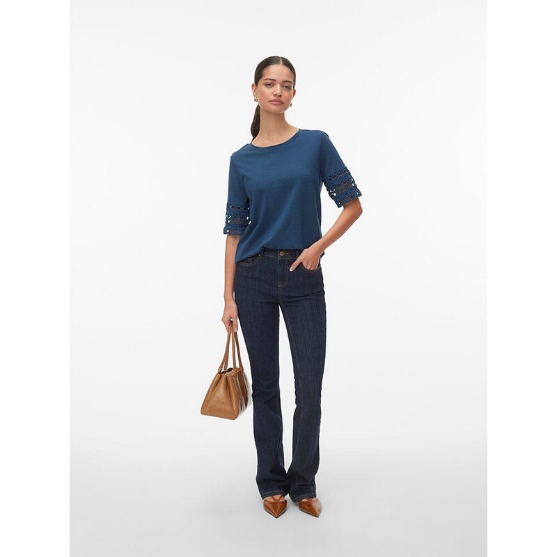 Tričko Vero Moda Dunkelblau 969051