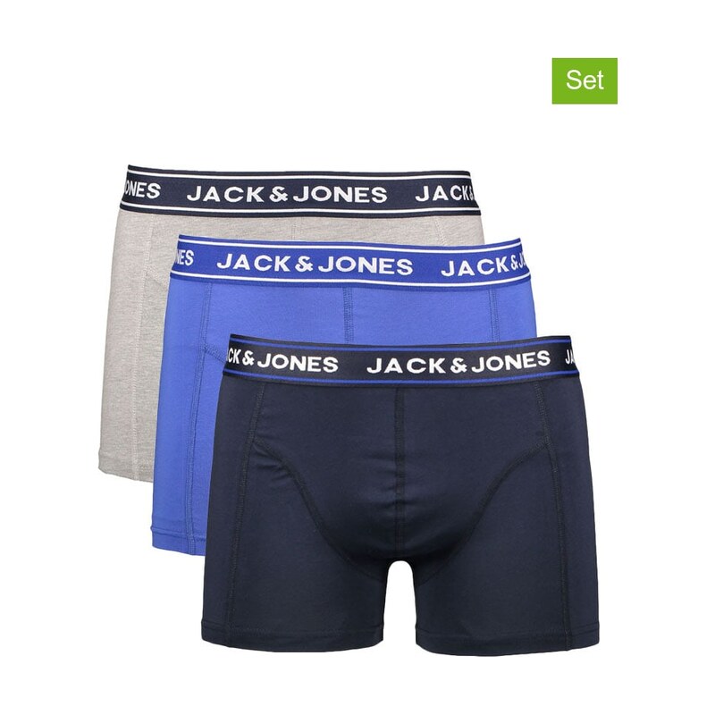 Boxerky Jack & Jones Hellgrau/ Blau/ Dunkelblau 2711052