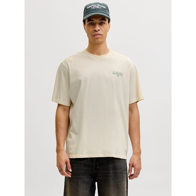 Tričko Jack & Jones Creme 5267951