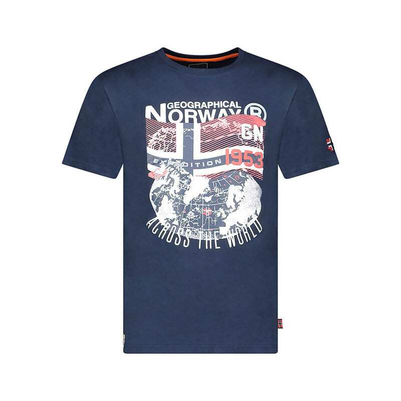 Tričko Geographical Norway Dunkelblau 1037820