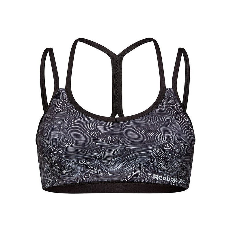 Sportovní podprsenka Reebok Schwarz/ Weiß 2463093