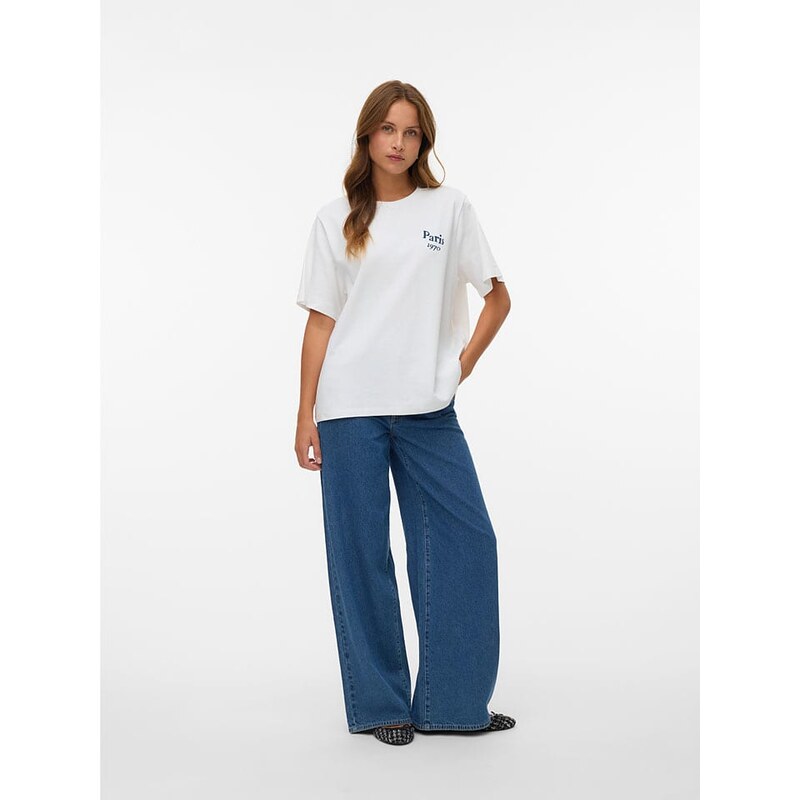 Tričko Vero Moda Weiß/ Bunt 2703534