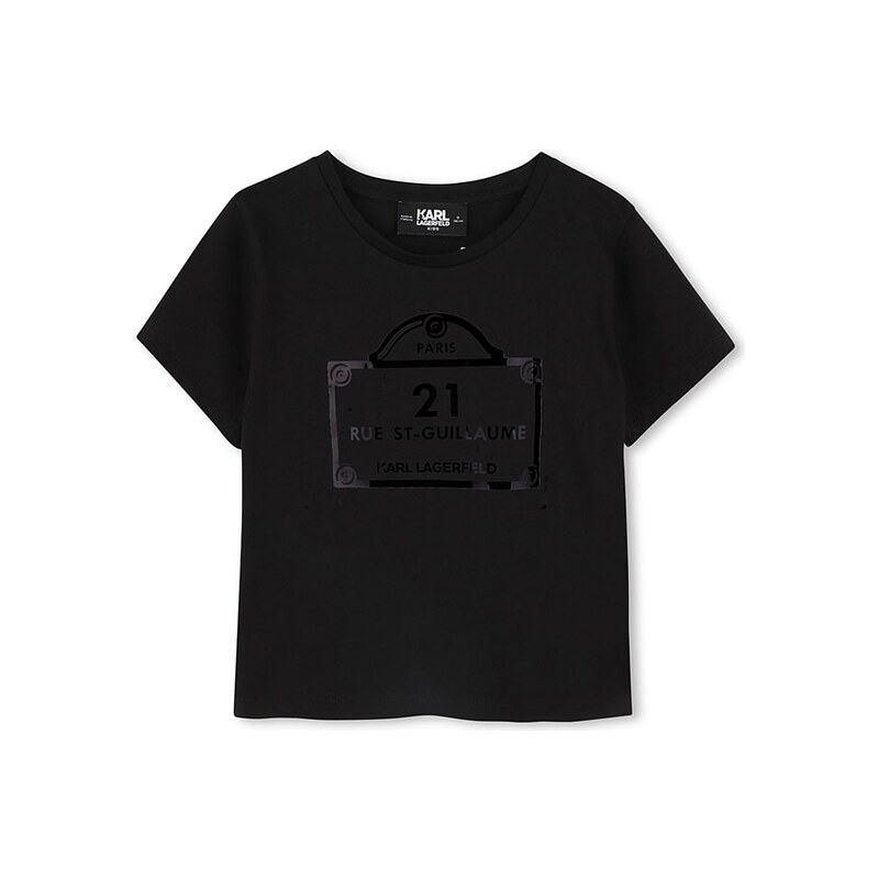 Tričko Karl Lagerfeld Kids Schwarz 703207