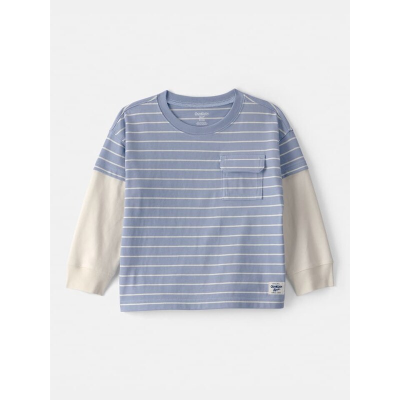 Dětská mikina OshKosh Hellblau/ Creme 8665127