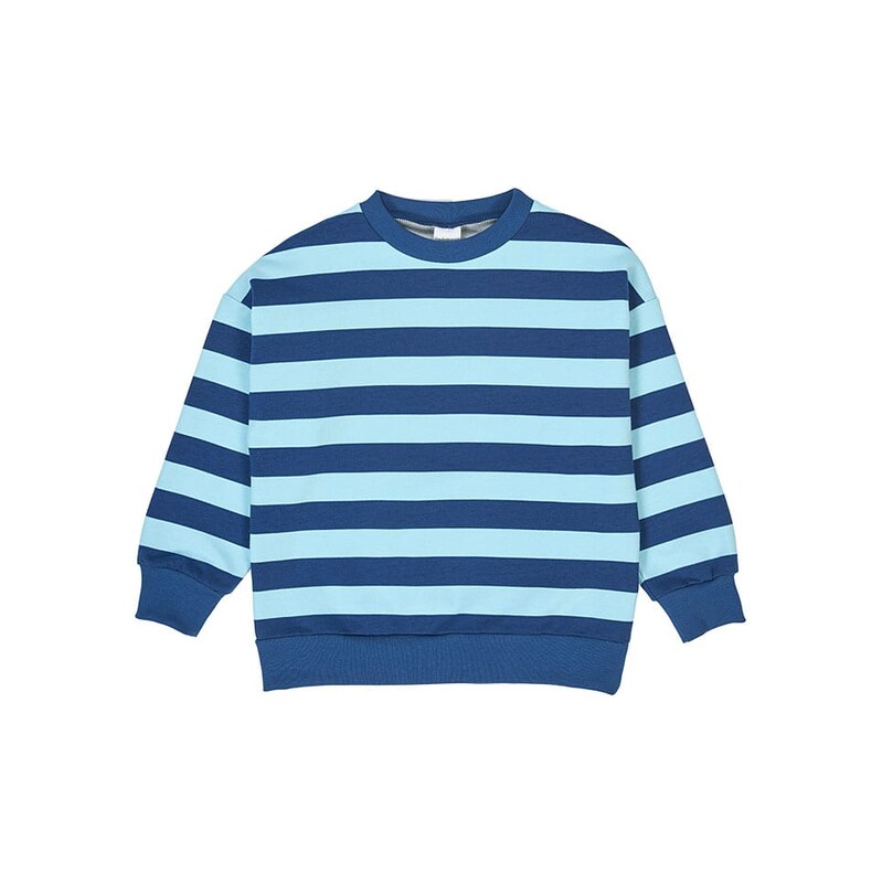 Dětská mikina Fred´s World by GREEN COTTON Dunkelblau/ Hellblau