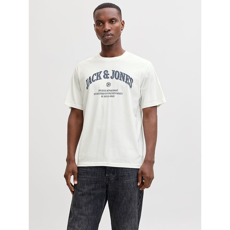 Tričko Jack & Jones Weiß 219736