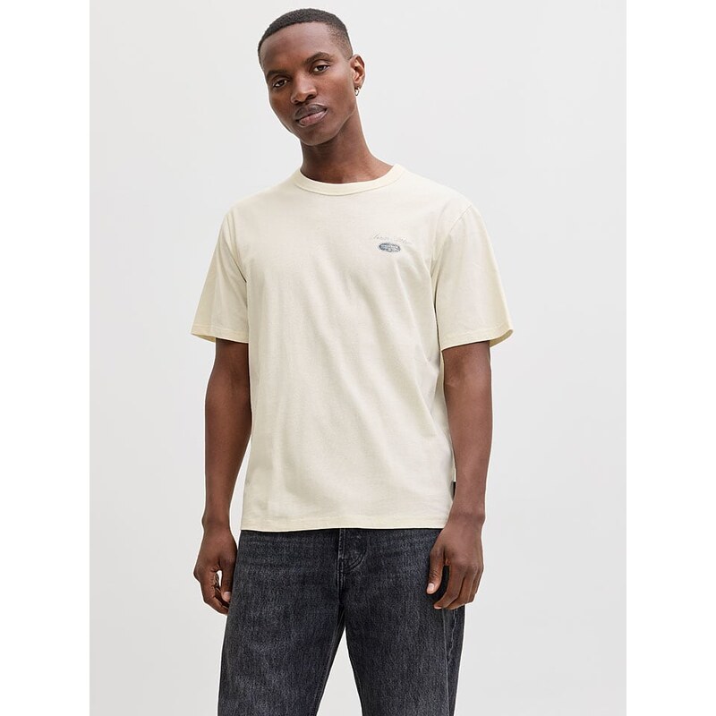 Tričko Jack & Jones Creme 7572695