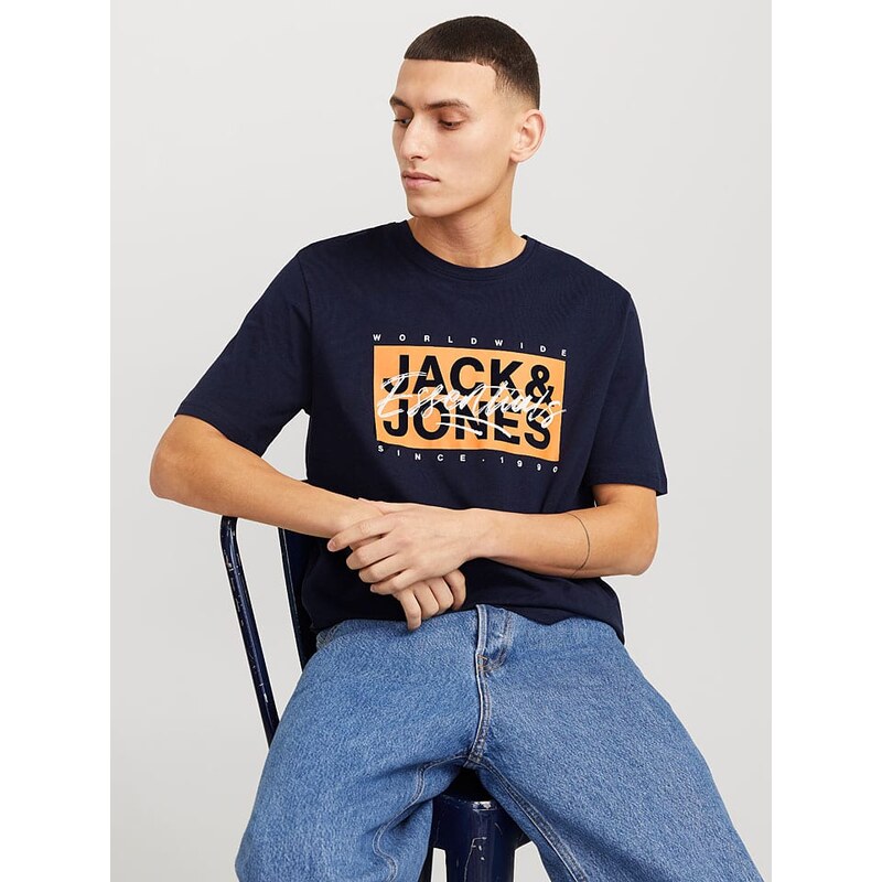Tričko Jack & Jones Dunkelblau 3636895