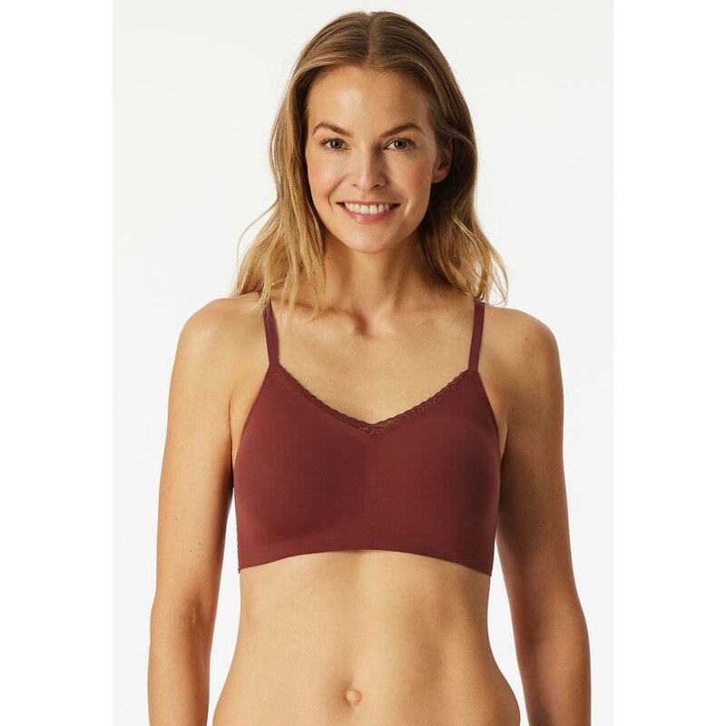 Sportovní podprsenka Schiesser Rot 744997