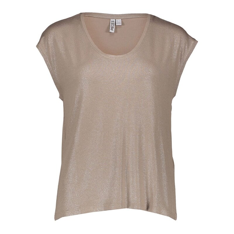 Tričko Pieces Beige 745227