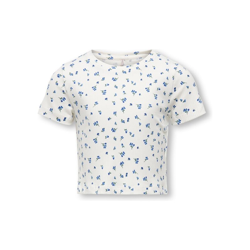 Tričko KIDS ONLY Weiß/ Blau 475096