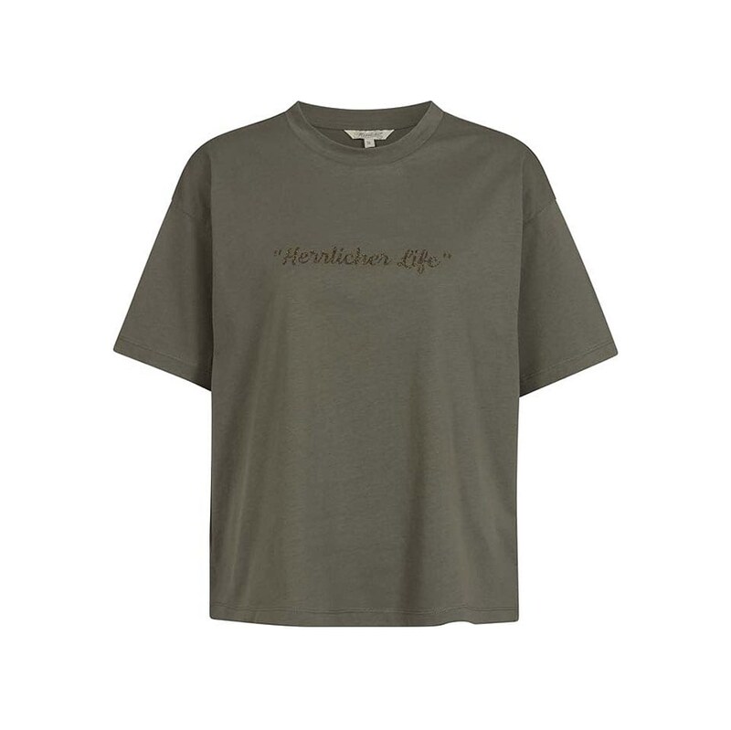 Tričko Herrlicher Khaki 6740363 115283906