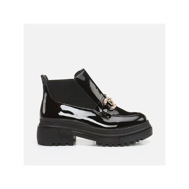Kozačky trendyol Schwarz 5218096
