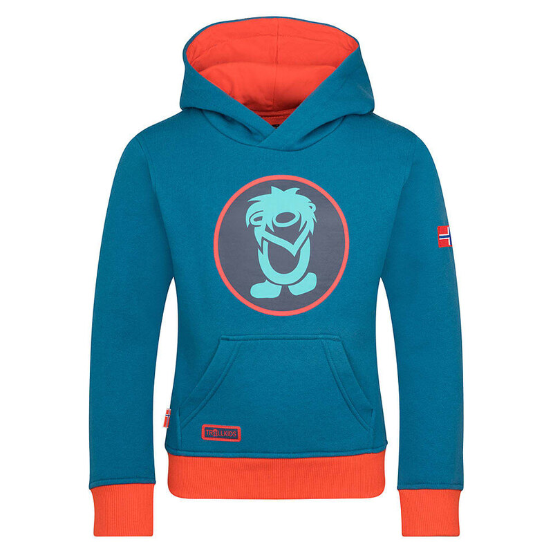 Dětská mikina Trollkids Türkis 4947318