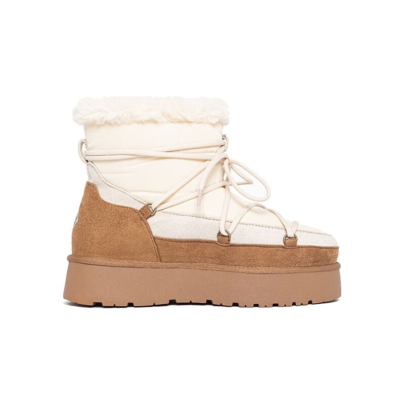 Boty ISLAND BOOT Weiß/ Hellbraun 2786100 115286708