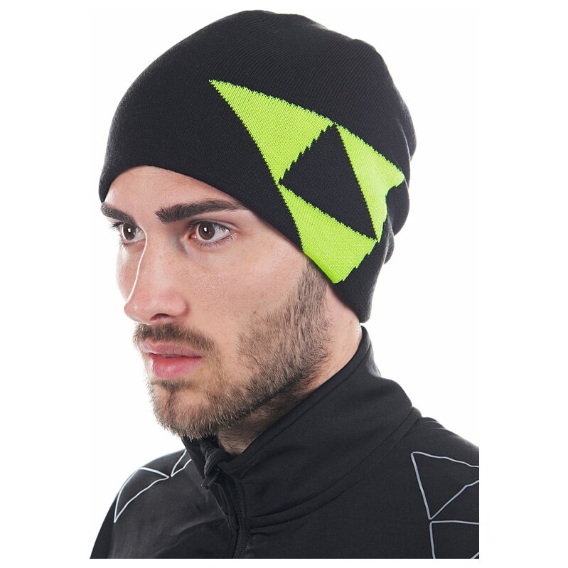 Zimní čepice Fischer Schwarz/ Neongrün 8098701 115287046