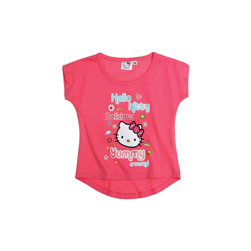 Tričko Hello Kitty růžové vel.116