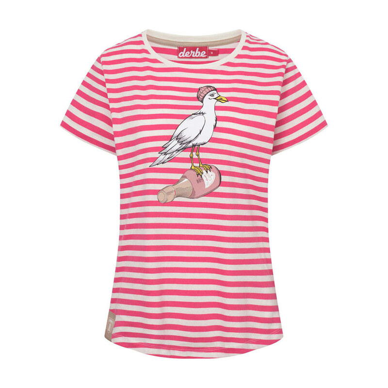 Tričko Derbe Weiß/ Pink 484000 115288791