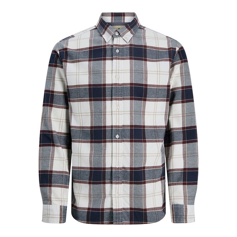 Košile Jack & Jones Weiß/ Dunkelblau 7131110