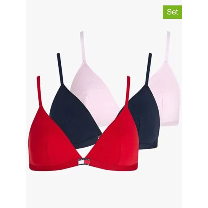 Podprsenka Tommy Hilfiger Rosa/ Rot/ Dunkelblau 7327034 115291256