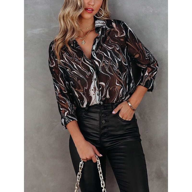 Košile Milan Kiss Schwarz 1951289 115291351